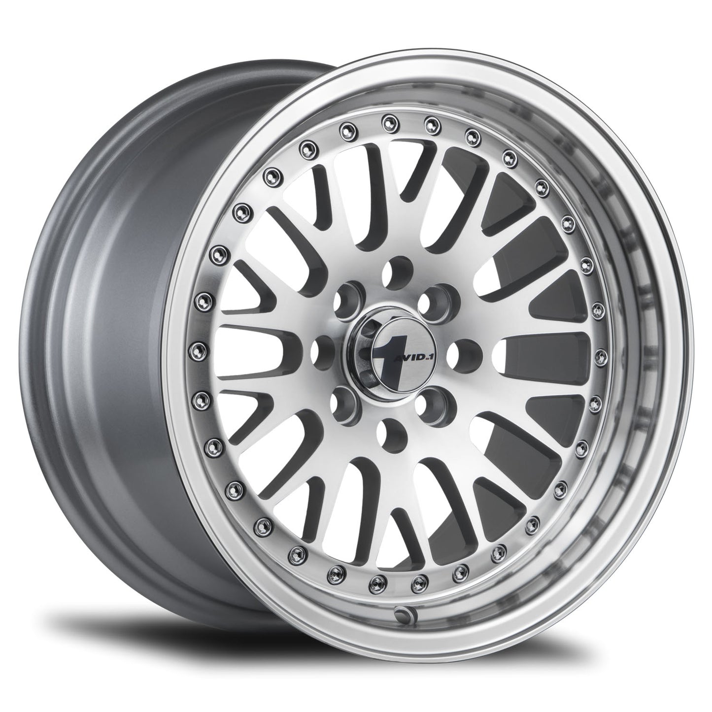 AVID.1 AV-12 15X8 +25 4X100 SILVER MACHINED FACE