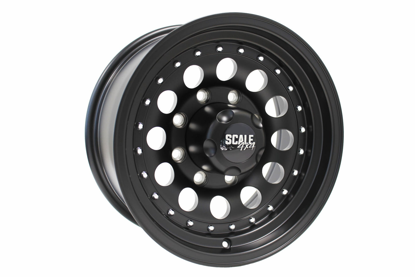 SCALE 4X4 BANDIT II 16X8 0ET 8X165.1 MATTE BLACK