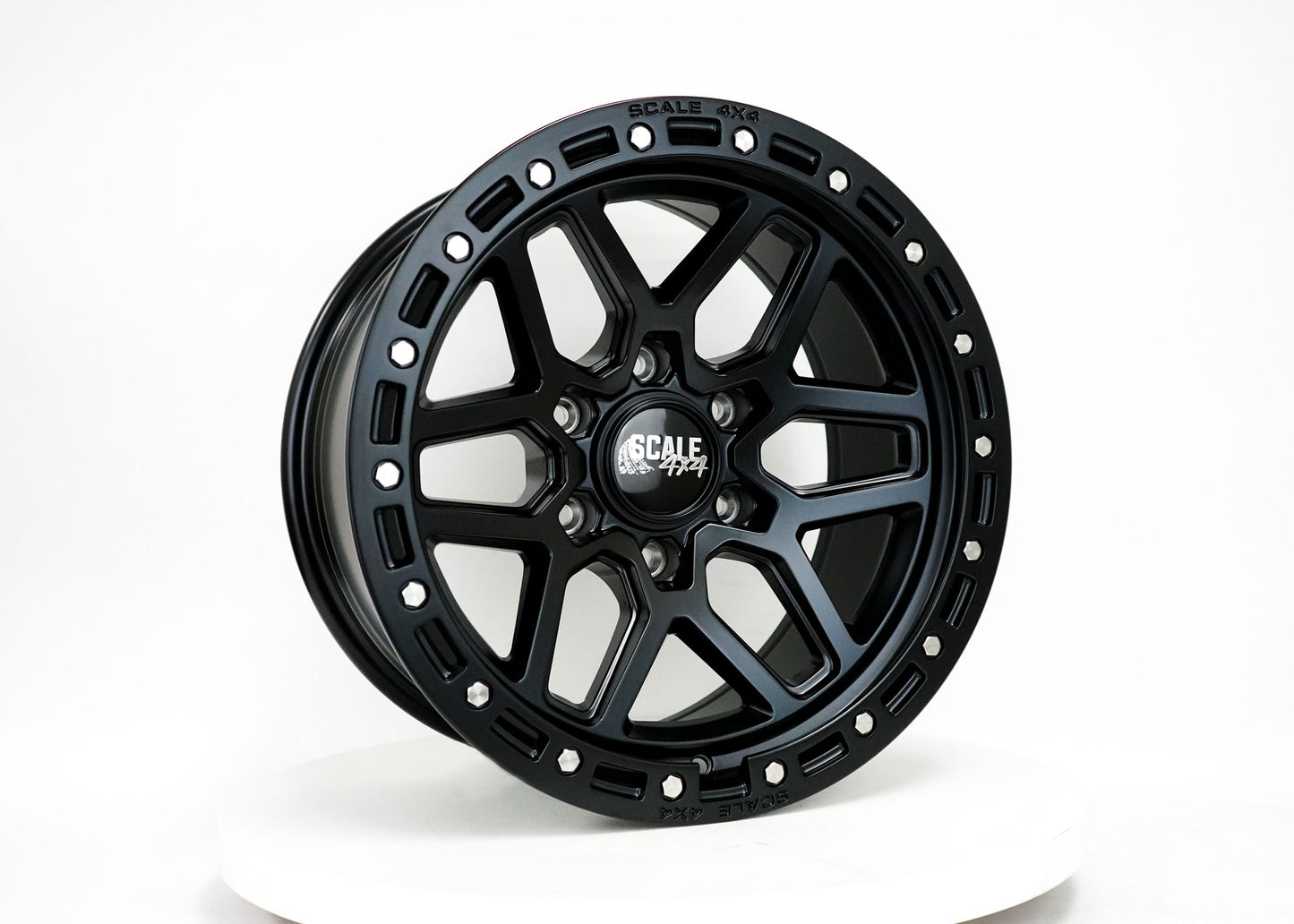 SCALE 4X4 S02 17X8.5 -10 6X139.7 MATTE BLACK
