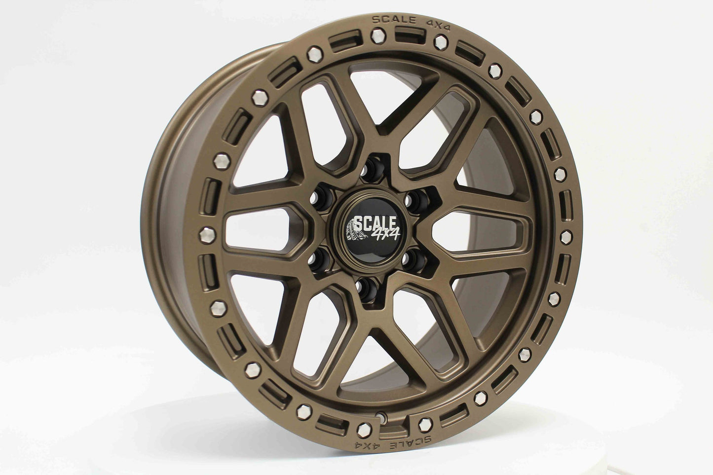 SCALE 4X4 S02 17X8.5 -10 6X139.7 MATTE BRONZE