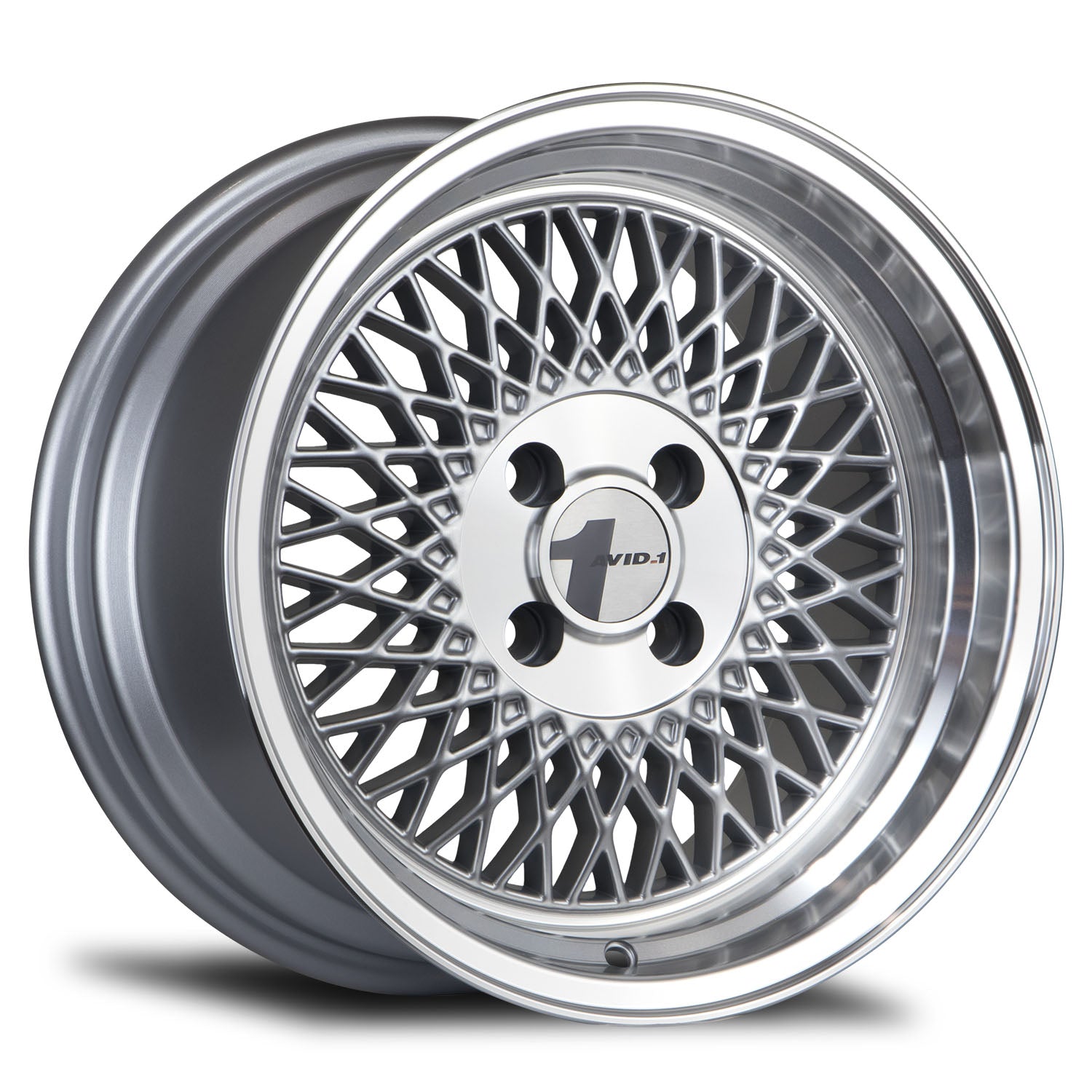 AVID.1 AV-18 15X8 +25 4X100 SILVER MACHINED LIP