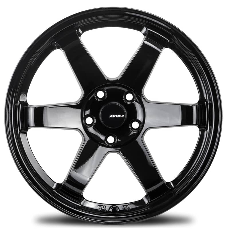 AVID.1 AV-06 18X9.5 +24 5X114.3 GLOSS BLACK