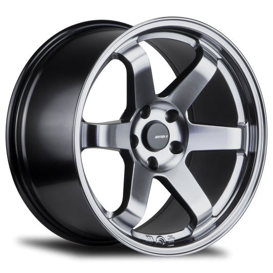 AVID.1 AV-06 17X8 +35 4X100 HYPER BLACK