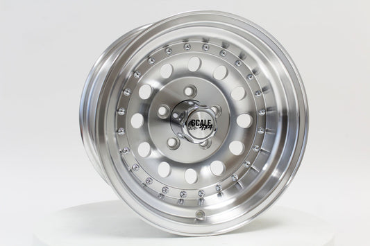 SCALE 4X4 BANDIT II 15X8 -19 5X139.7 MACHINED