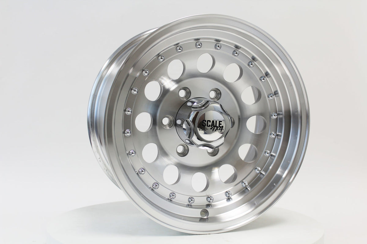 SCALE 4X4 BANDIT II 16X8 0ET 6X139.7 MACHINED
