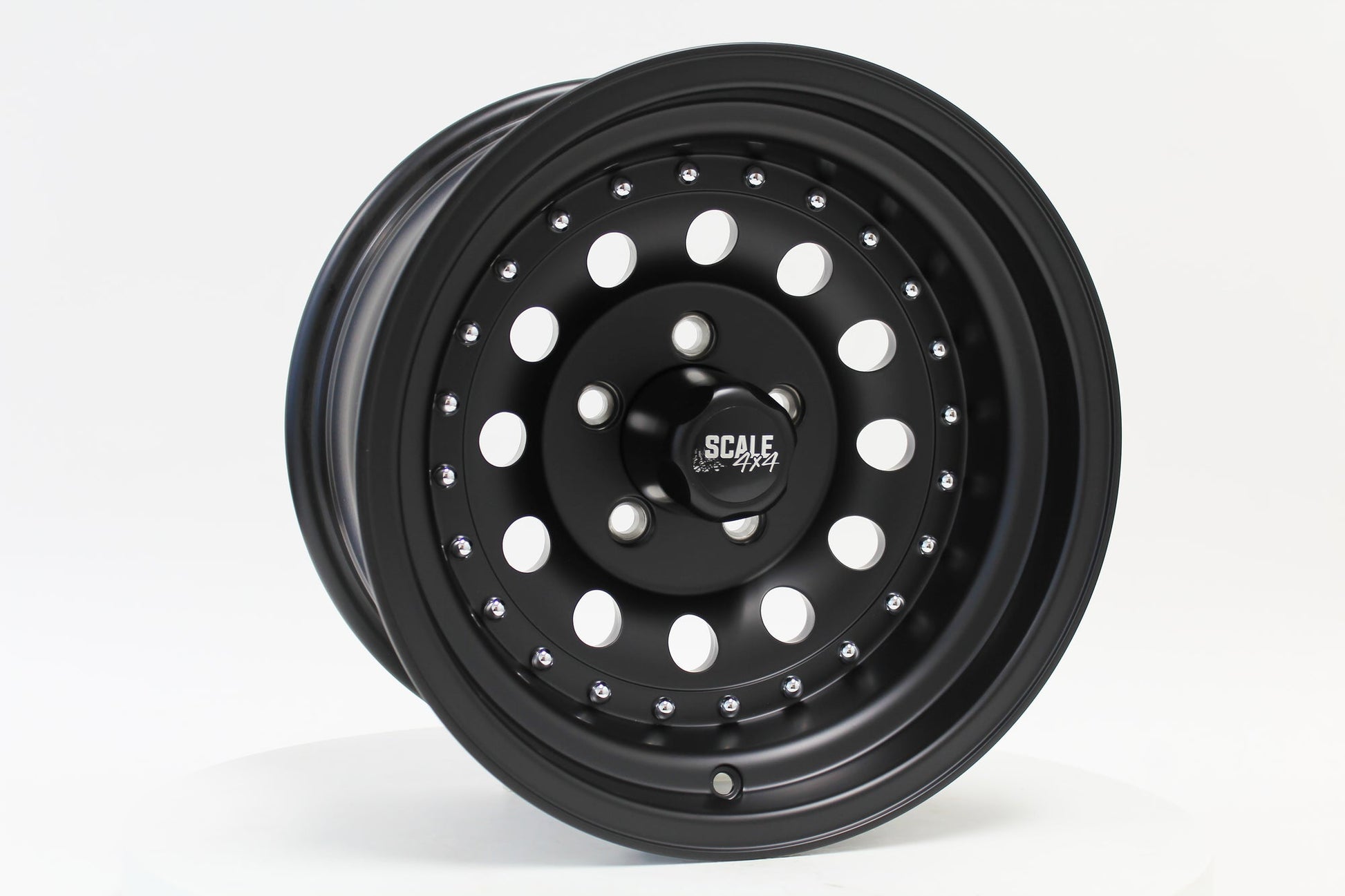 SCALE 4X4 BANDIT II 15X7 -6 5X139.7 MATTE BLACK