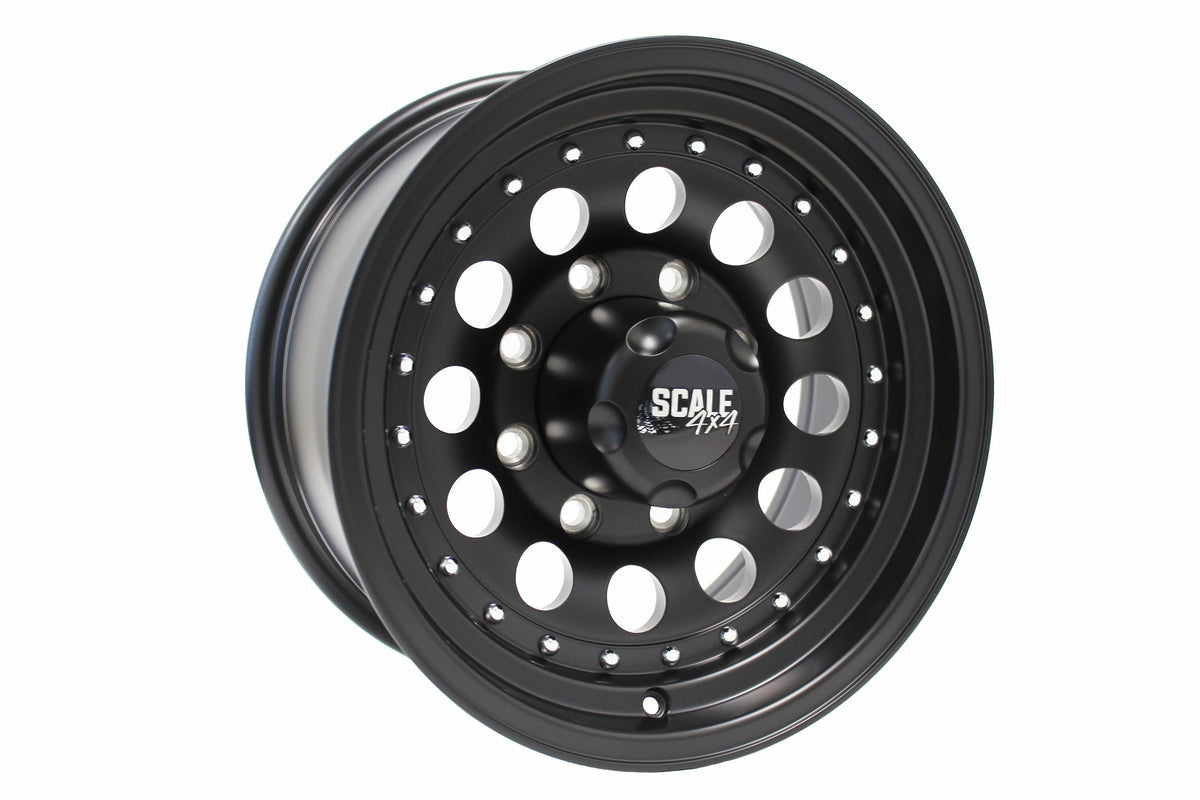 SCALE 4X4 BANDIT II 16X8 0ET 8X165.1 MATTE BLACK