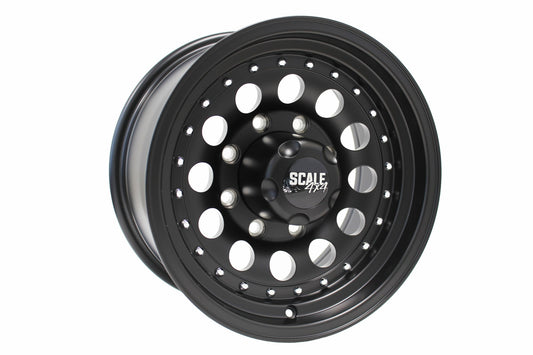SCALE 4X4 BANDIT II 16X8 0ET 8X165.1 MATTE BLACK
