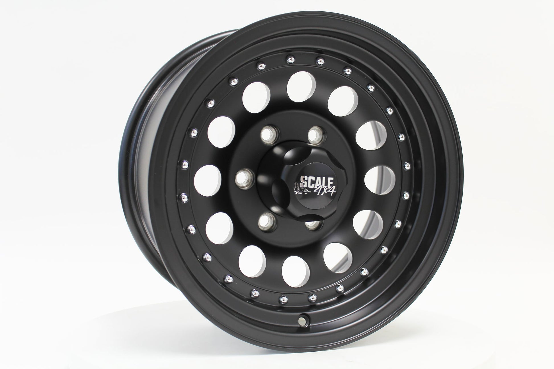 SCALE 4X4 BANDIT II 16X8 0ET 6X139.7 MATTE BLACK
