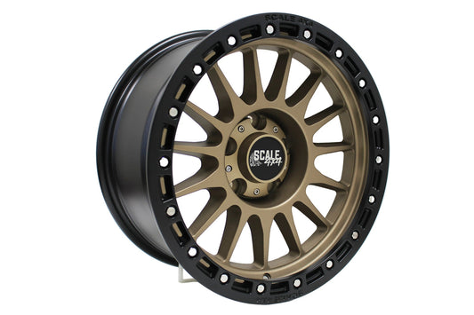 SCALE 4X4 S01 17X8.5 0ET 5X127 MATTE BRONZE BLACK LIP