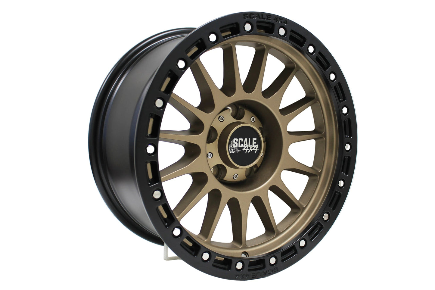 SCALE 4X4 S01 17X8.5 0ET 5X127 MATTE BRONZE BLACK LIP