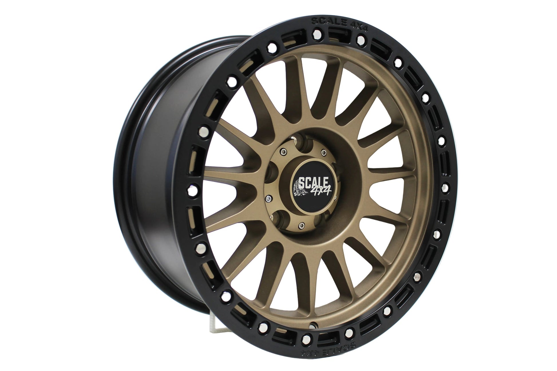 SCALE 4X4 S01 17X8.5 0ET 5X127 MATTE BRONZE BLACK LIP