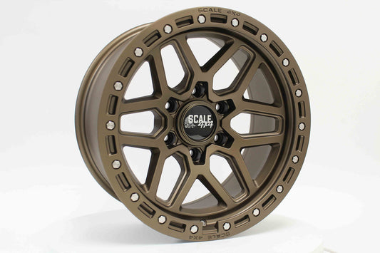SCALE 4X4 S02 17X8.5 -10 6X139.7 MATTE BRONZE