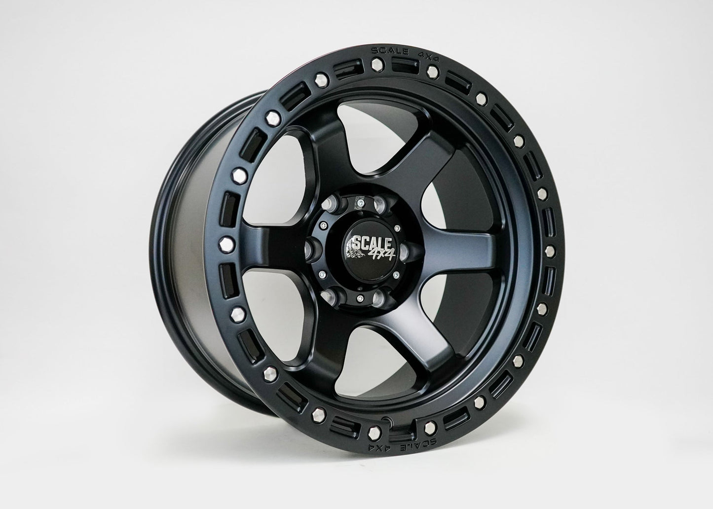 SCALE 4X4 S03 17X9 -25 6X139.7 MATTE BLACK