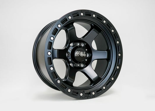 SCALE 4X4 S03 17X9 -25 6X139.7 MATTE BLACK