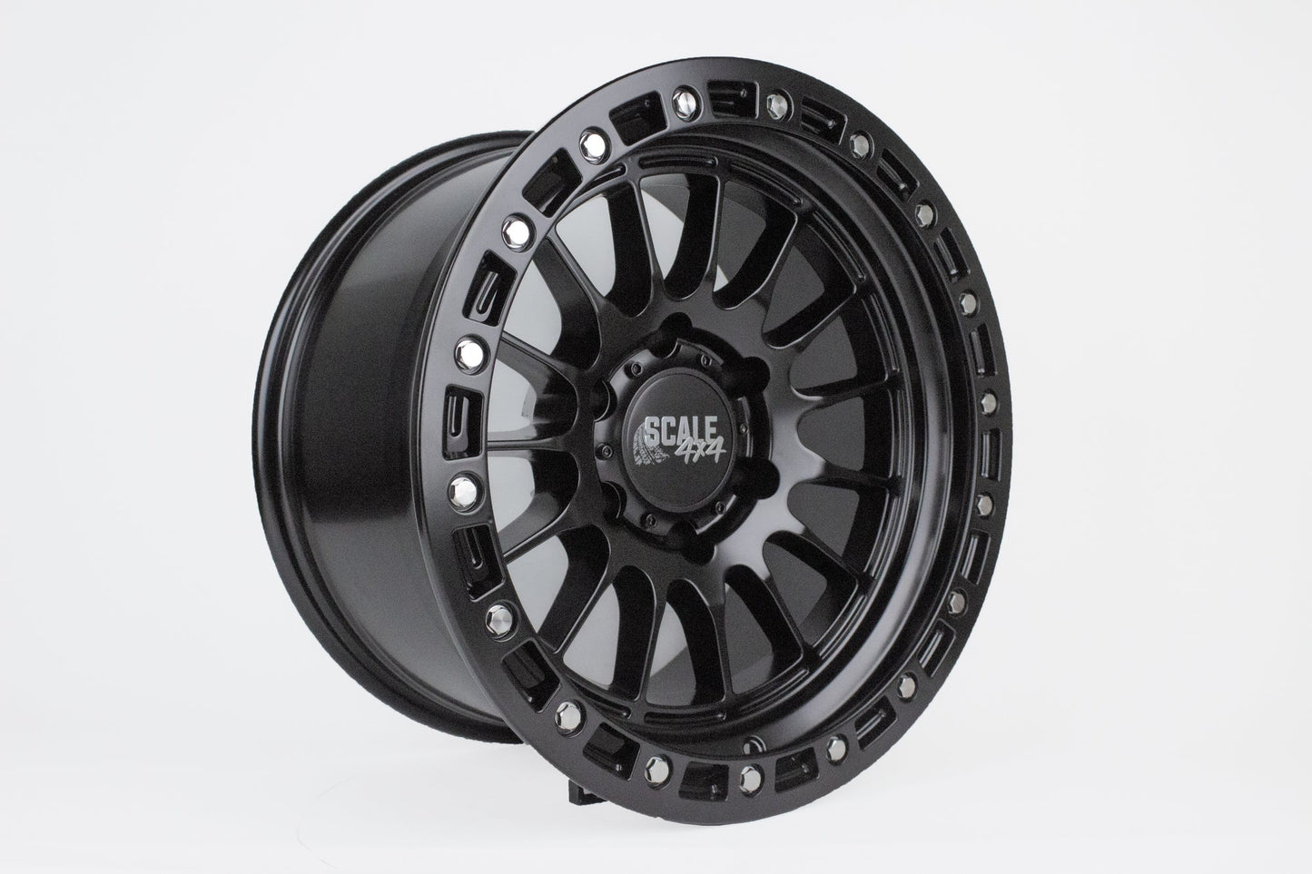 SCALE 4X4 S04 17X9 -25 6X139.7 MATTE BLACK