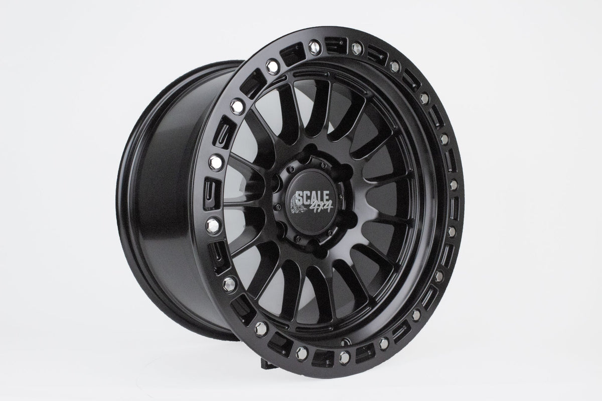 SCALE 4X4 S04 17X9 0ET 6X139.7 MATTE BLACK